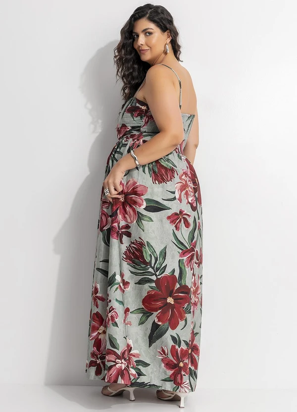 Farm - Vestido Midi Lineia Azul 7