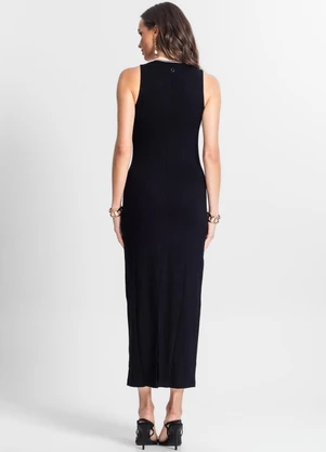Endless - Vestido Midi Longo Feminino Preto - ENDLESS