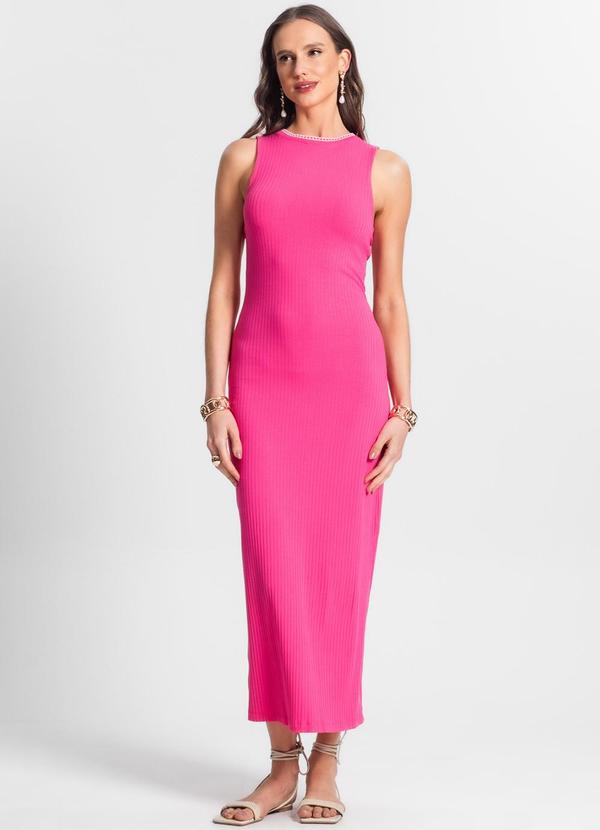 Endless - Vestido Midi Longo Feminino Rosa 3
