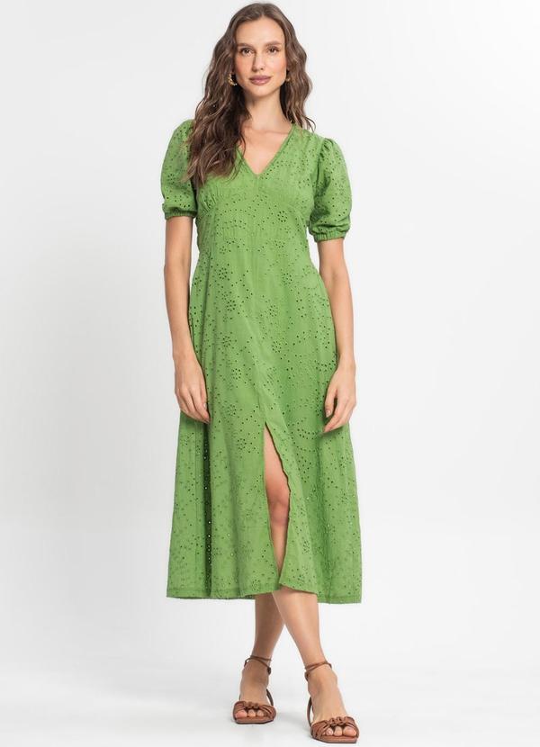 Endless - Vestido Midi Longo Feminino Verde 3