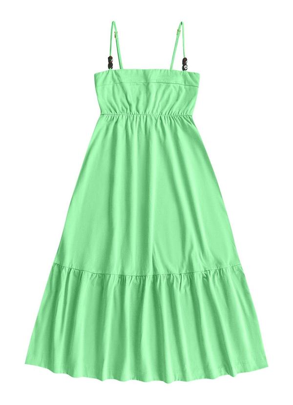 Angel - Vestido Midi Malhão Verde 3