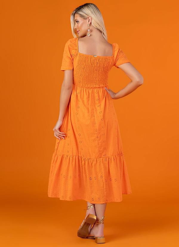 Angel - Vestido Midi Mangas Bufantes LaiseLaranja 2