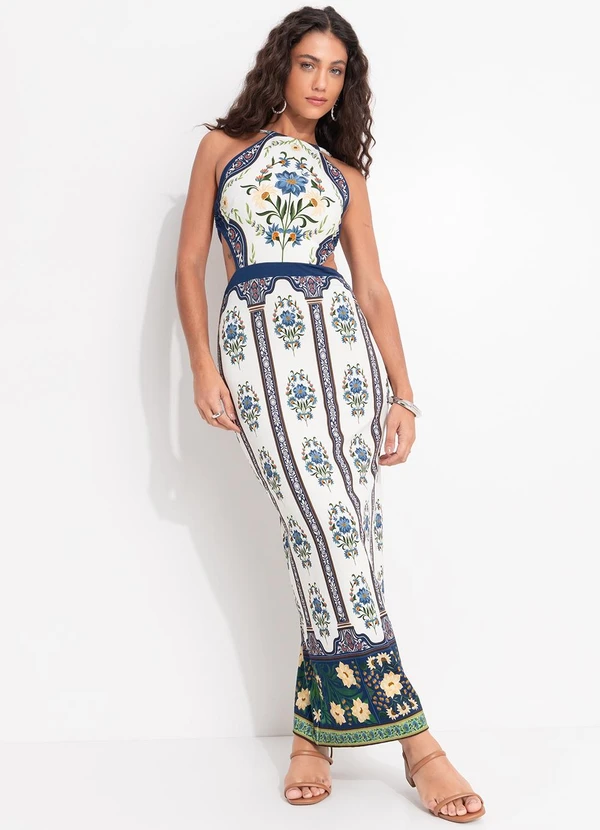 Farm - Vestido Midi Manoela Off White 3