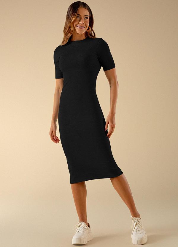 Use Modo - Vestido Midi Mc Preto 1