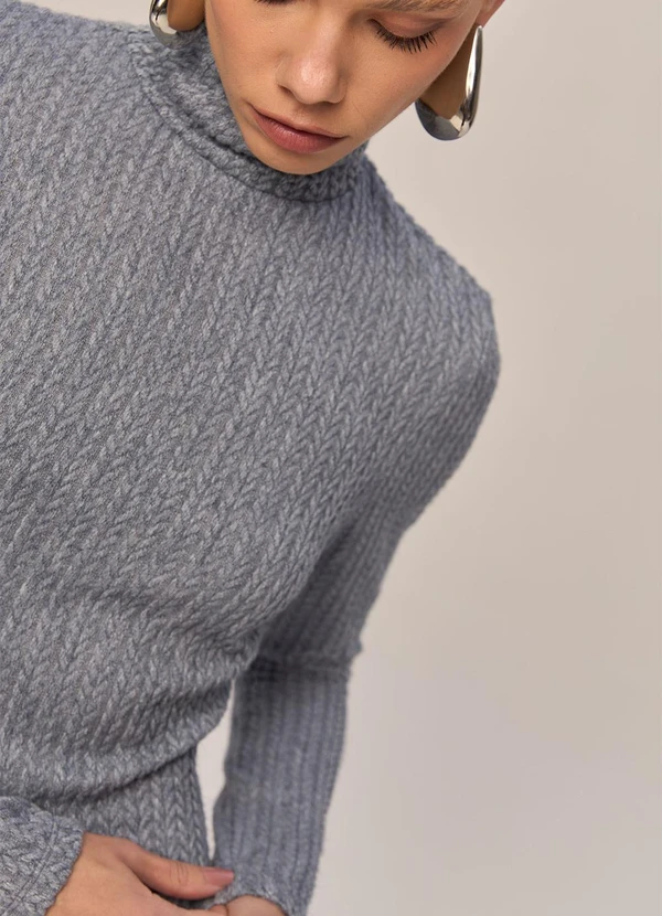 Carlota Costa - Vestido Midi Ml Cinza 5