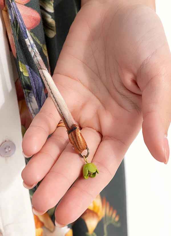 Farm - Vestido Midi Natureza Bege 5