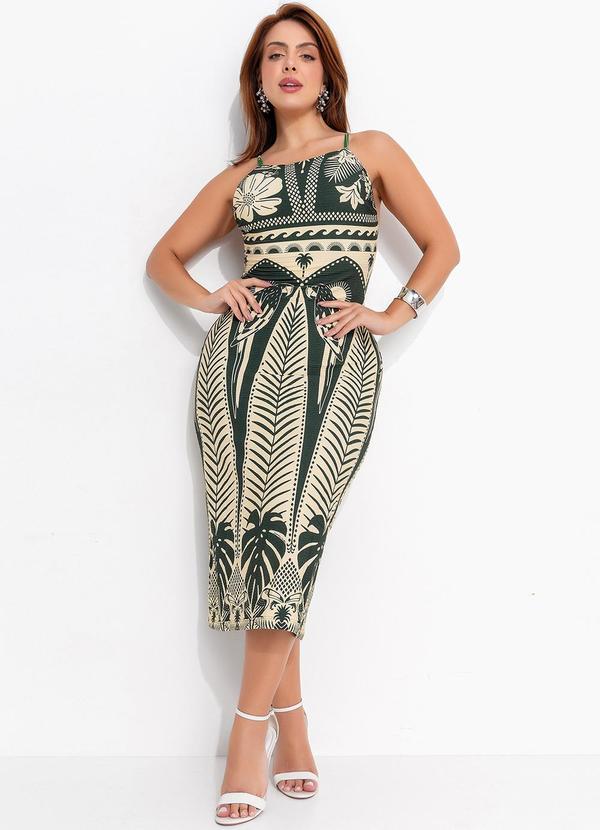 Farm - Vestido Midi Noite das Araras 13