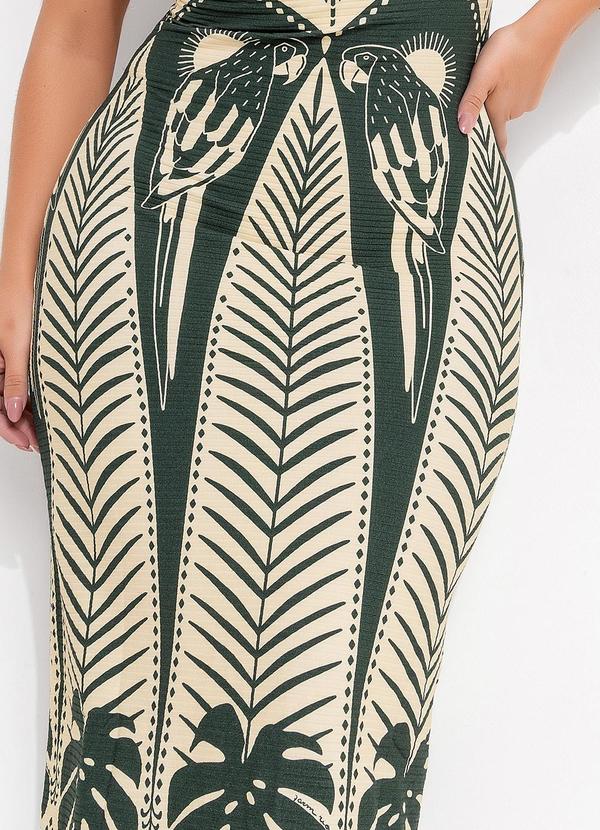 Farm - Vestido Midi Noite das Araras 19