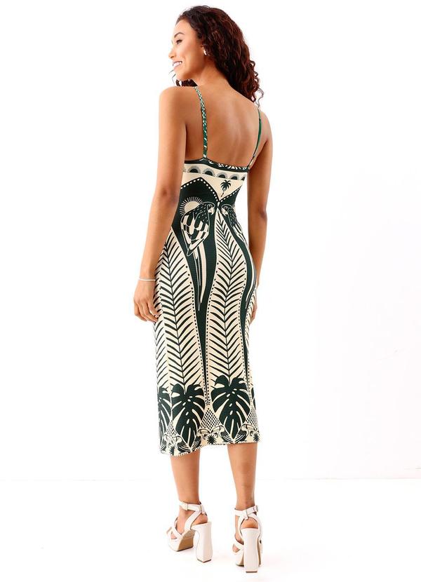 Farm - Vestido Midi Noite das Araras 2