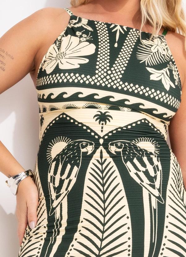 Farm - Vestido Midi Noite das Araras 10