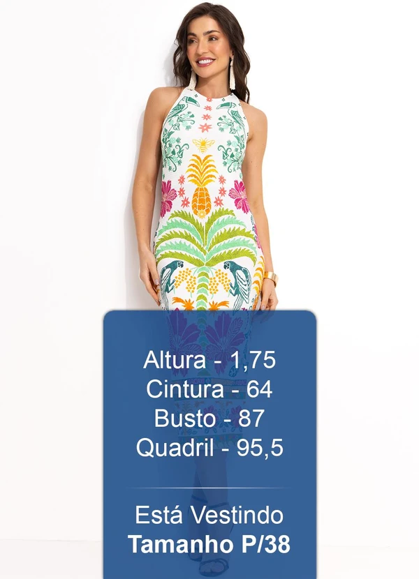 Farm - Vestido Midi Oasis de Verão Off White 5