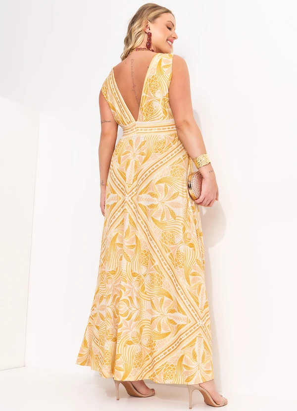 Farm - Vestido Midi Off White 10