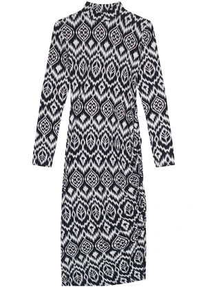 Malwee - Vestido Midi Paisley Branco - MALWEE