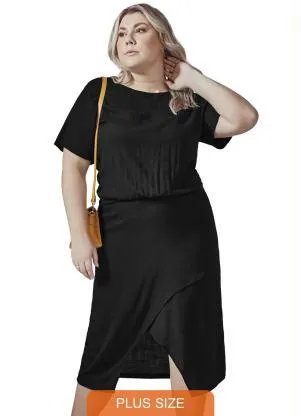 Vestido Curto Posthaus Vestidos Plus Size Midi Vestido Midi Plus