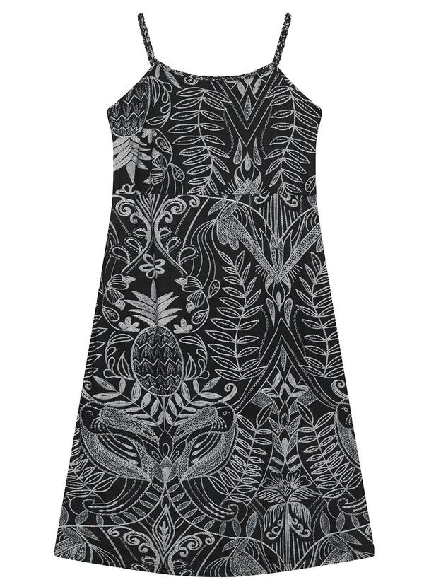 Secret Glam - Vestido Midi Plus Size Preto 1