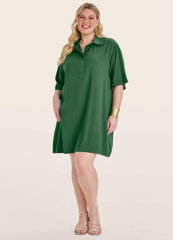 Secret Glam - Vestido Midi Plus Size Verde 1