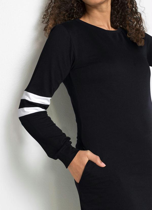 Outlet - Vestido Midi Preto 3