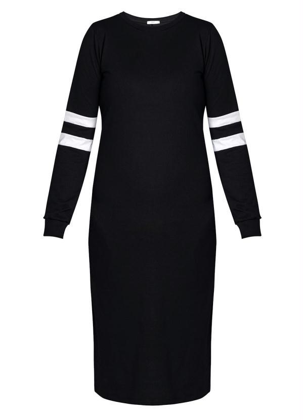 Outlet - Vestido Midi Preto 4