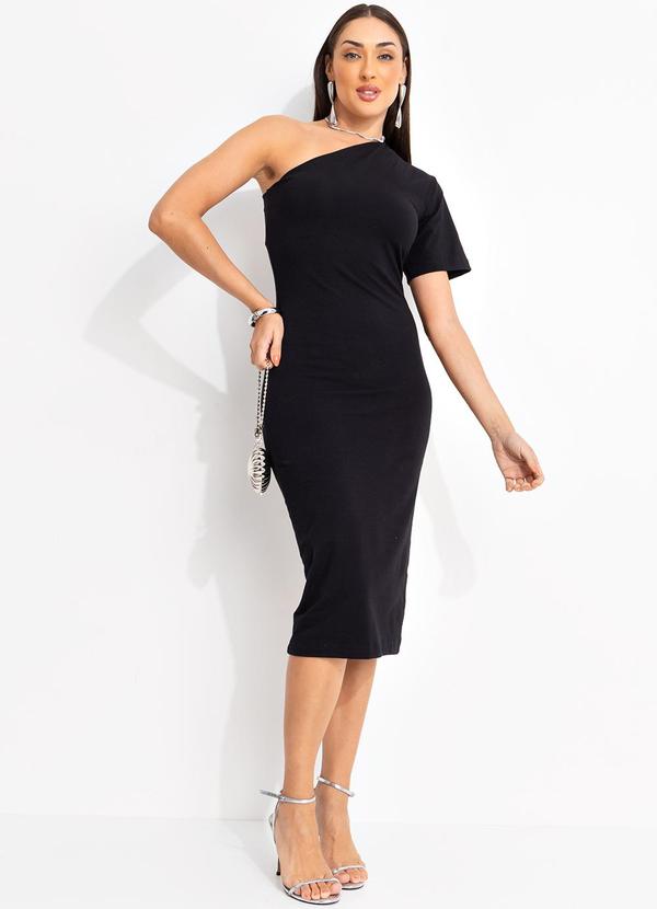 John John - Vestido Midi Preto 3