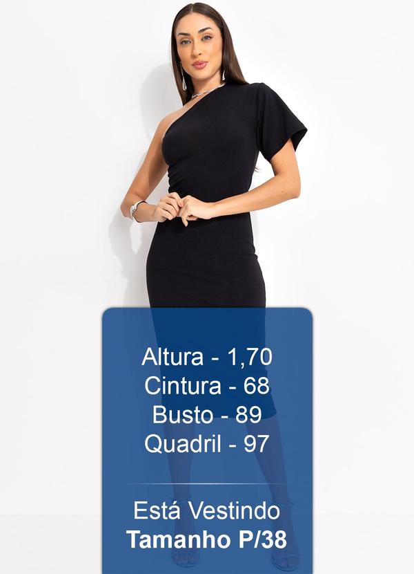 John John - Vestido Midi Preto 5