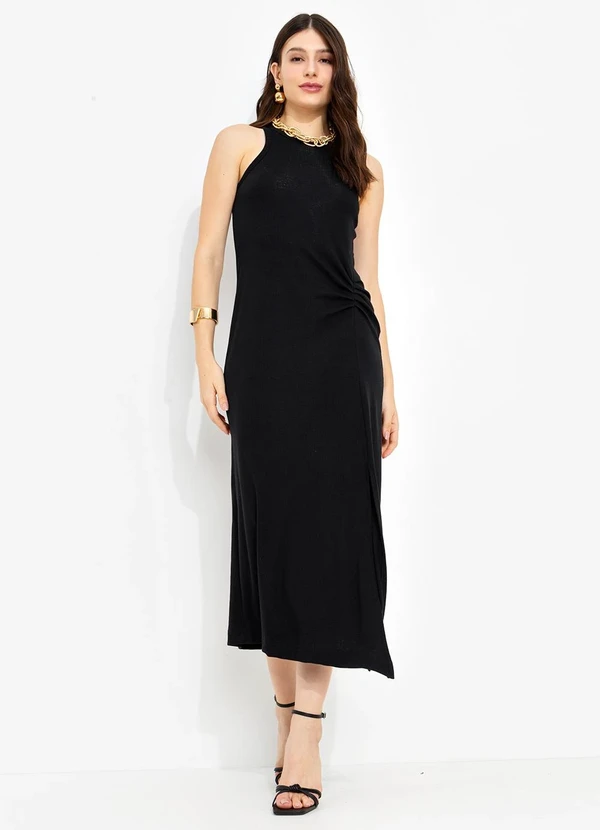 You Premium - Vestido Midi Preto