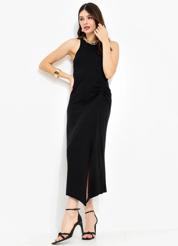 You Premium - Vestido Midi Preto 6