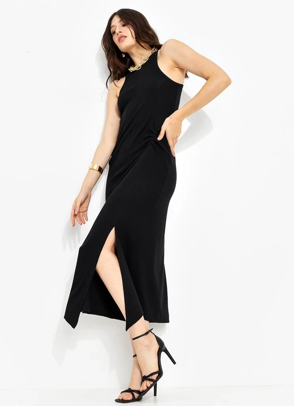 You Premium - Vestido Midi Preto 7