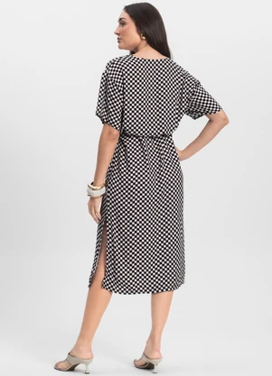 Infinita Cor - Vestido Midi Preto - INFINITA COR