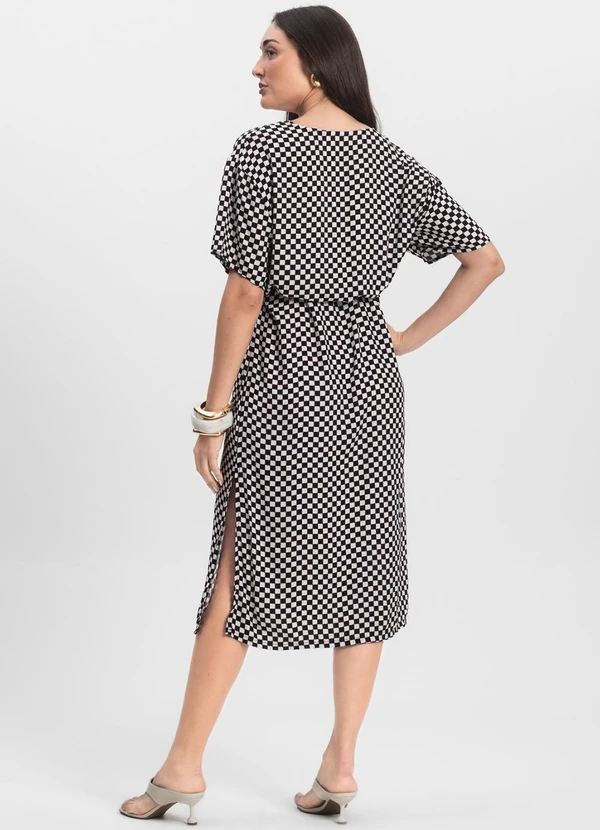 Infinita Cor - Vestido Midi Preto 2