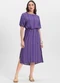 Infinita Cor - Vestido Midi Azul - variação: Roxo