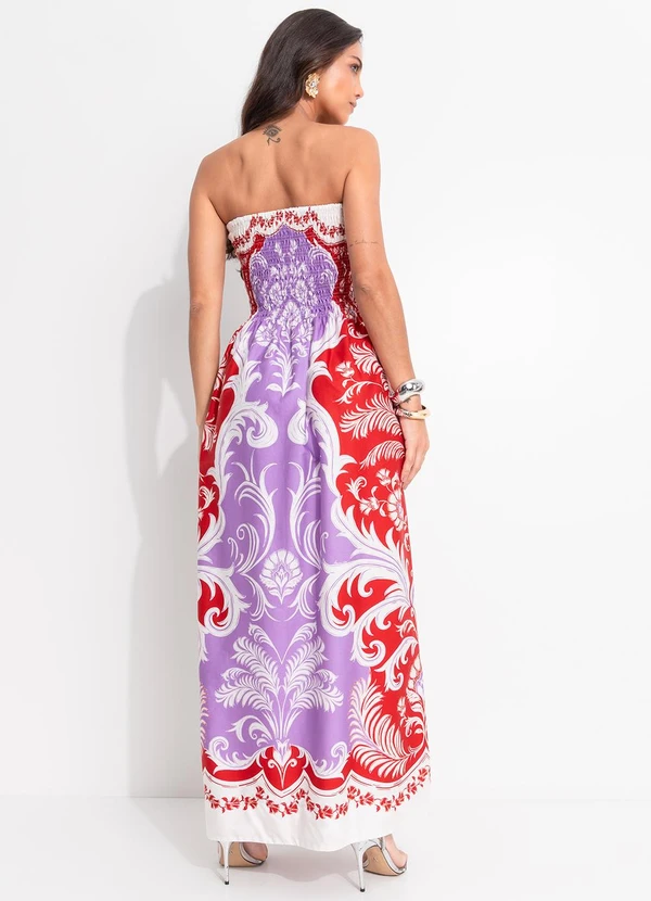 Farm - Vestido Midi Satorini Off White 2