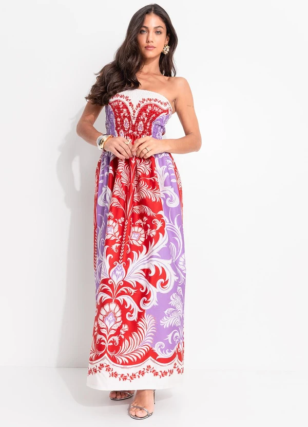 Farm - Vestido Midi Satorini Off White 3