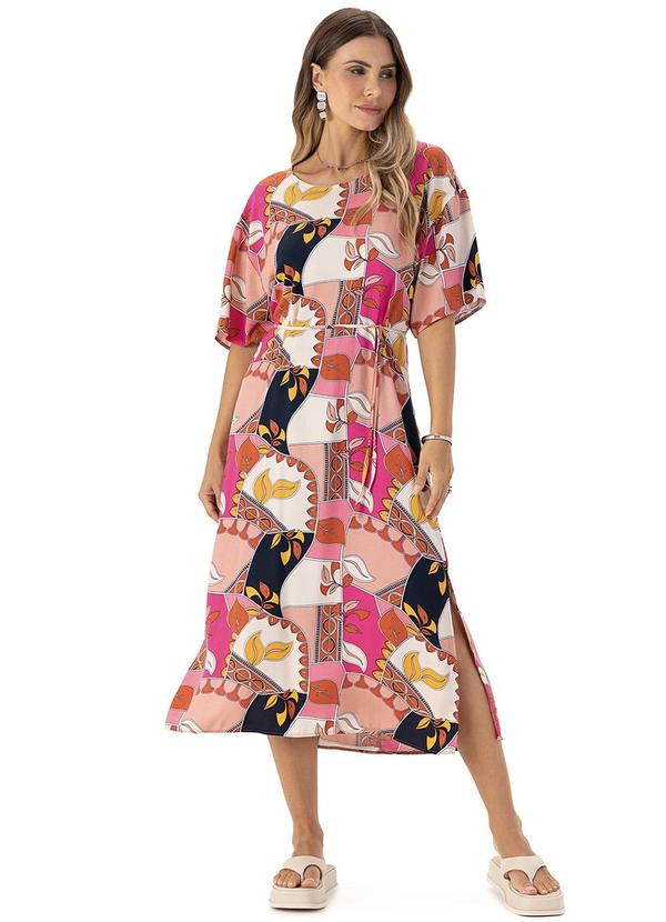 Infinita Cor - Vestido Midi Sortida