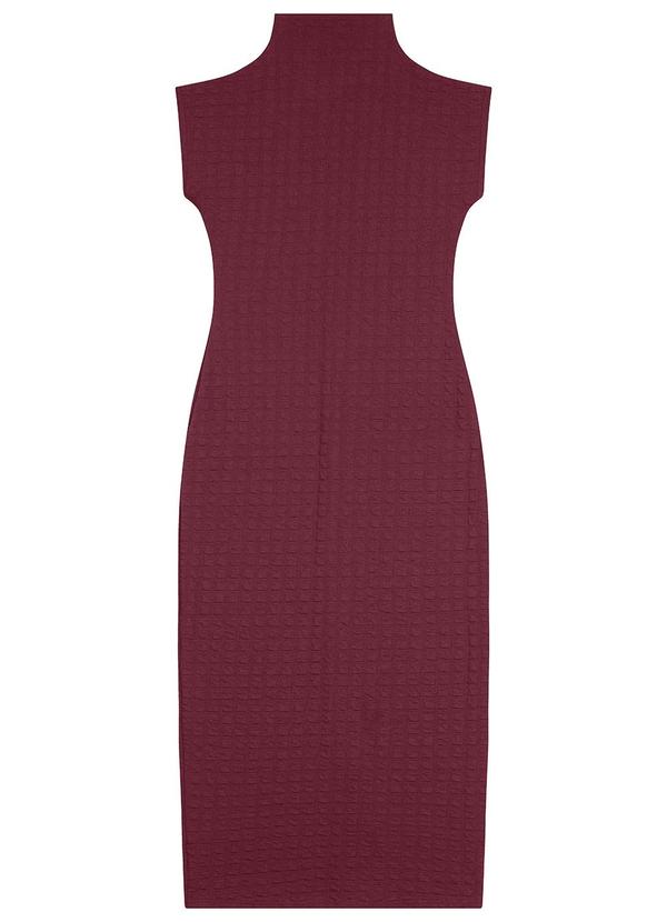 Malwee - Vestido Midi Texturizado Roxo 5