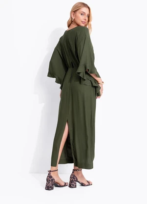 Colcci - Vestido Midi Verde - COLCCI