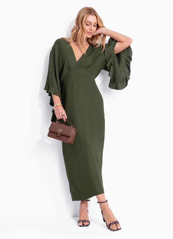 Colcci - Vestido Midi Verde