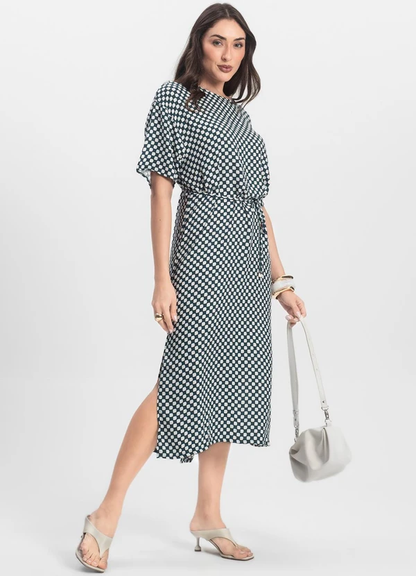 Infinita Cor - Vestido Midi Verde 3