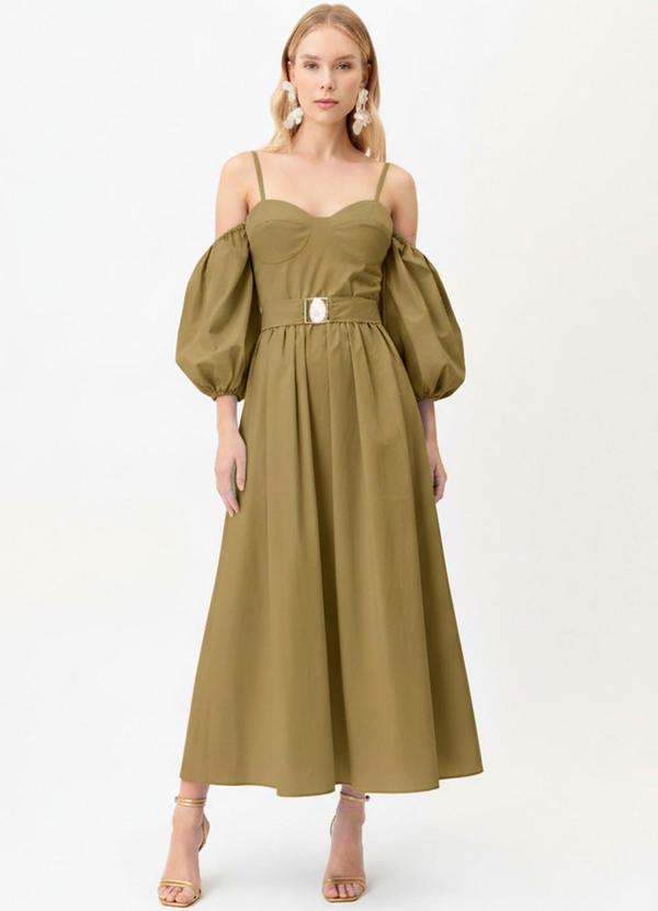 Carlota Costa - Vestido Midi Verde