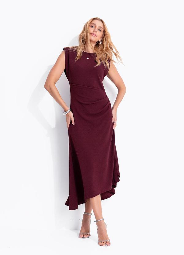 Colcci - Vestido Midi Vermelho