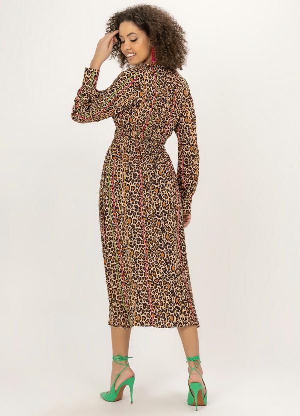 Angel - Vestido Midi Viscose Estampado 2