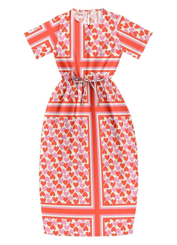 Angel - Vestido Midi Viscose  Estampado  3