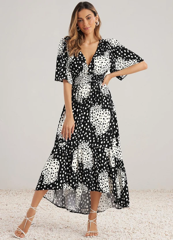 Roupas Elegantes Roupa Feminina Posthaus Quintess Vestido Floral