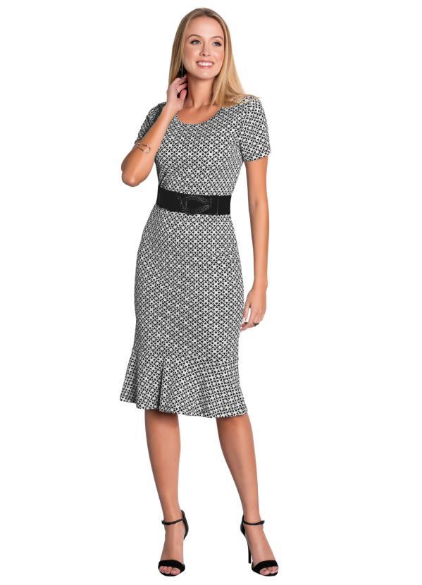 Rosalie - Vestido  Estampado com Babado 5