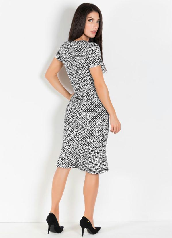 Rosalie - Vestido  Estampado com Babado 6