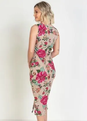 Rosalie - Vestido  Floral com Babado - ROSALIE