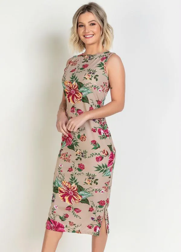 Rosalie - Vestido  Floral com Babado