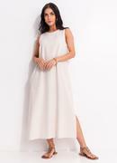 Vestido Natural em Linho
