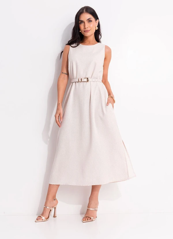Bimini - Vestido Natural em Linho 3