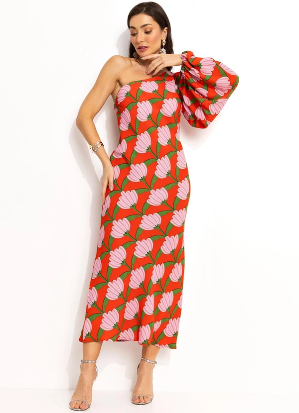 Farm - Vestido Ombro Só Vermelho 4