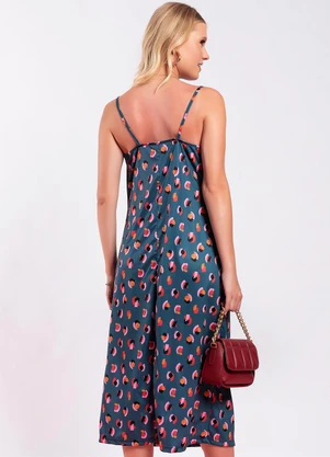 Moda Pop - Vestido Pinceladas em Jersey Acetinado - MODA POP